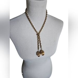 Elegant Gold Rope Chain Necklace